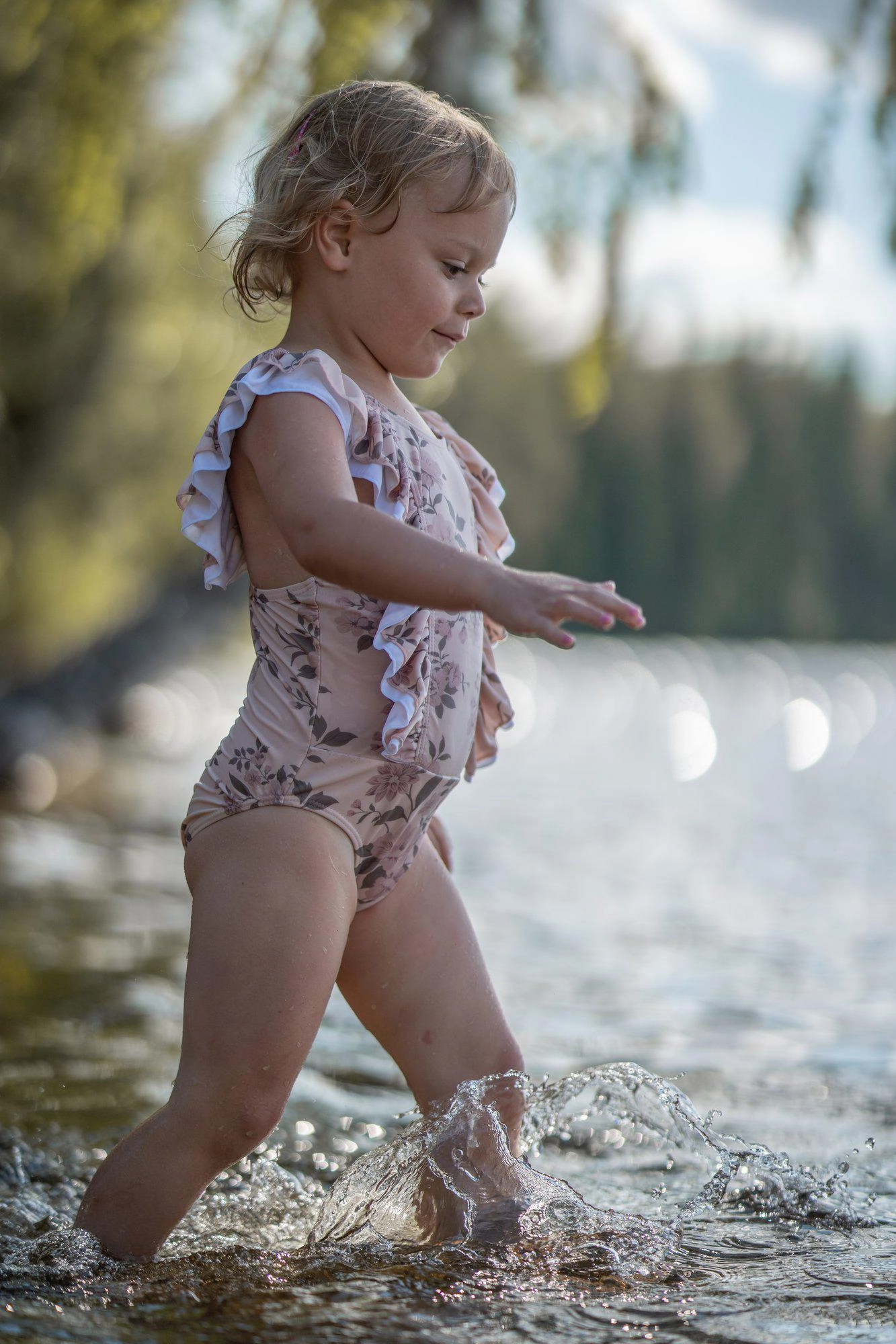 DAPHNE SWIMSUIT - BLUSH/ROSE