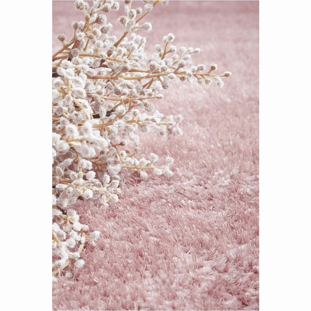 Dawson Blush Modern Soft Shaggy Rug