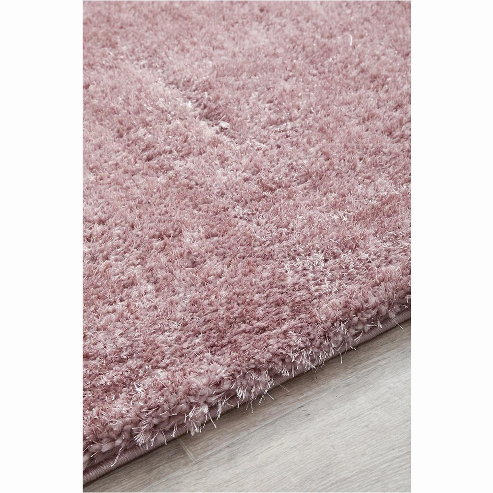 Dawson Blush Modern Soft Shaggy Rug