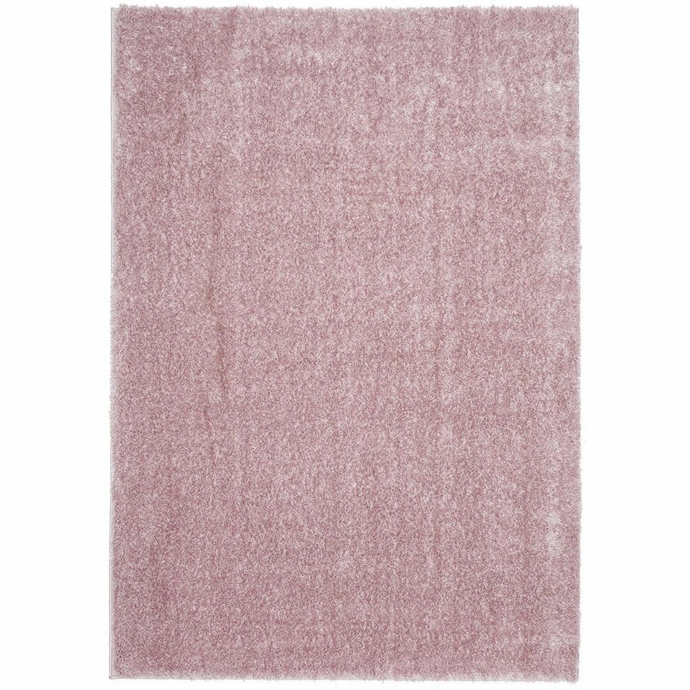Dawson Blush Modern Soft Shaggy Rug