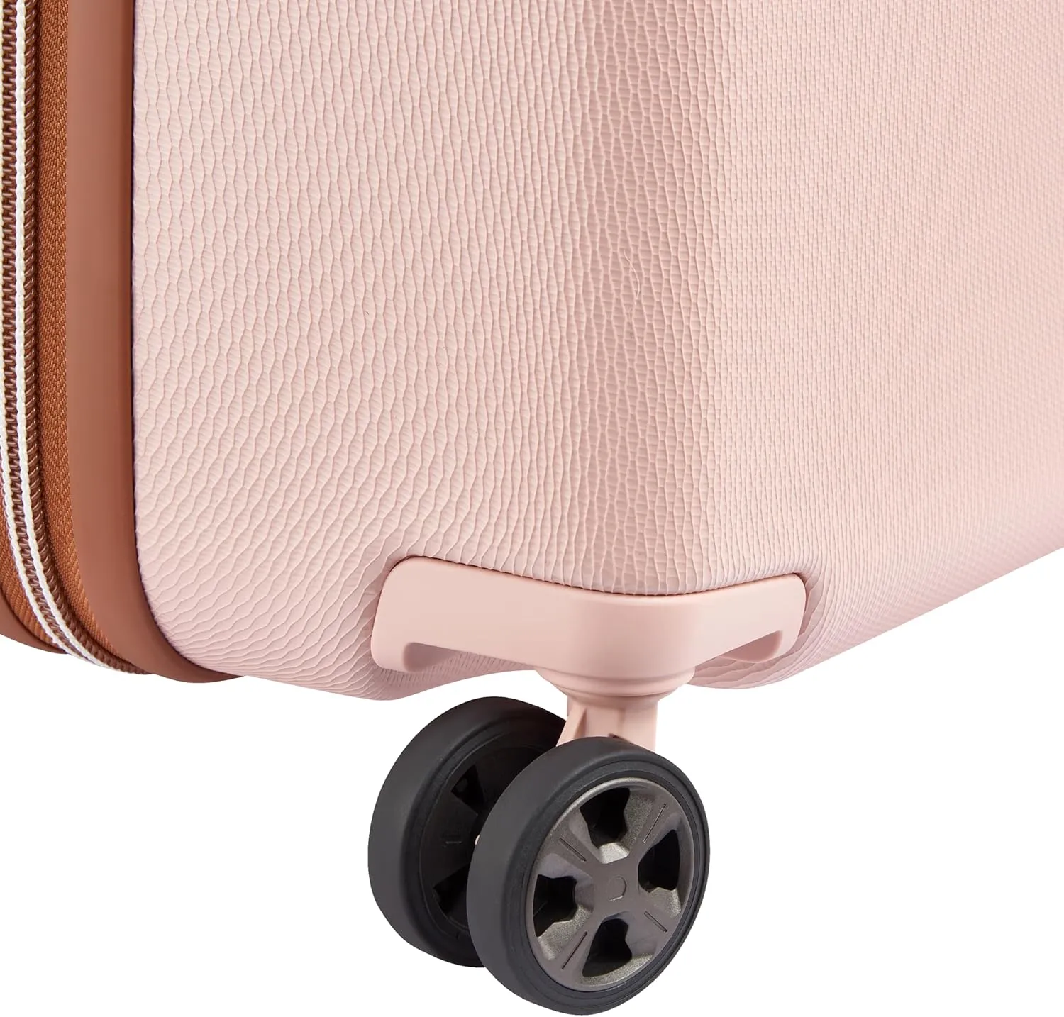 DELSEY PARIS Chatelet Air 2.0 Hardside Luggage with Spinner Wheels, Blush Pink, Checked-Large 28 Inch