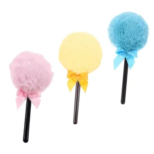 Didiseaon 3pcs Lollipop Makeup Puff Soft Fluffy Powder Handles Reusable Cosmetic Tools for Loose Powder Application for All Skill Levels