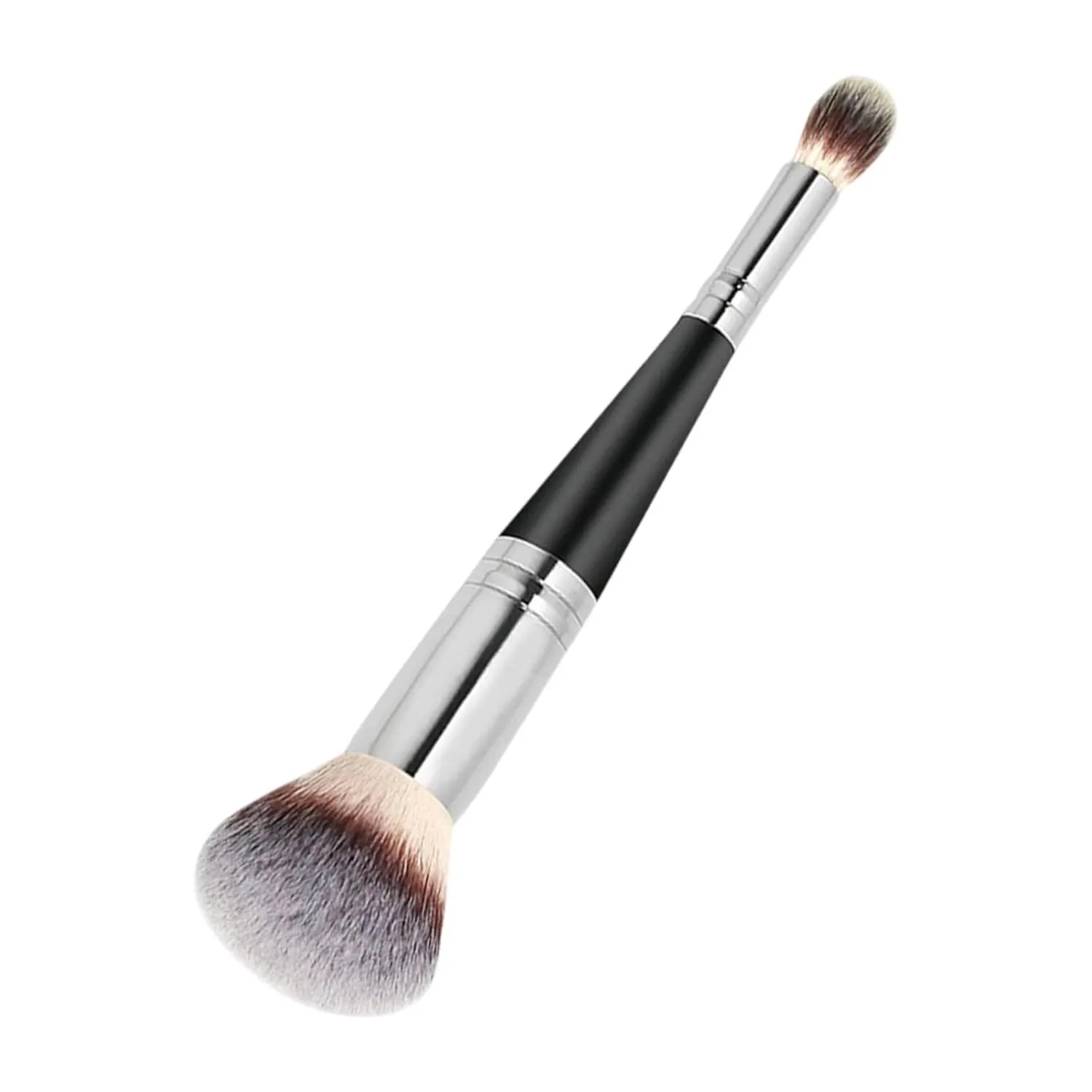 Double Head Powder Blush Brush for Foundation, Contouring, and Makeup Application