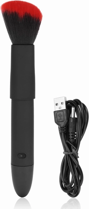 Electric Makeup Brush 10 Gears Rechargeable Multifunctional Blush Brush for Contouring, Highlight and Airbrush