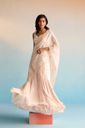 Elowen Pre Drape Saree