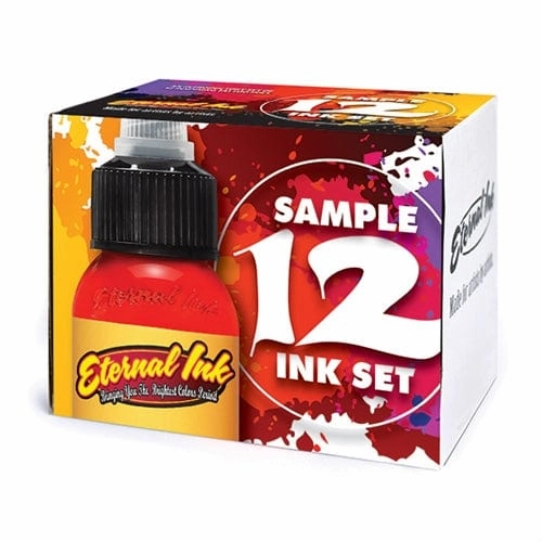 Eternal Tattoo Ink - Sample 12 Color Set