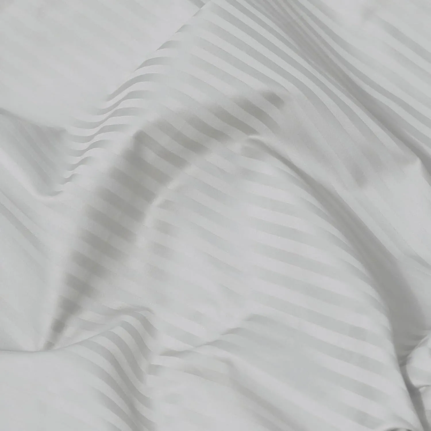 Feather & Stitch 500 TC King Size Damask Bed Sheet Set, 100% Cotton Soft Breathable Bedsheets, 4 Piece 18" Deep Pockets Sateen Weave Striped Bedding Mattress Resort Hotel Luxury- (Blue Blush, King)