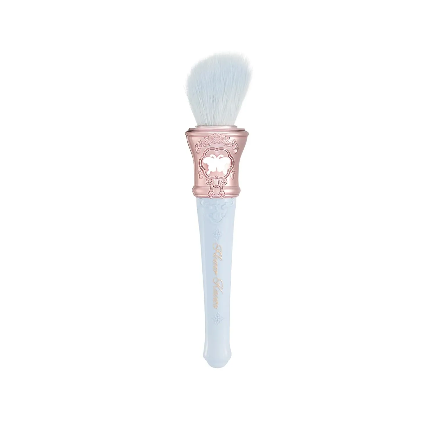 Flower Knows Blush Brush,Buy 3 Cosmetics Get 1 Butterfly Cloud Collar Angled Blush Brush,Soft Powder Brush For Cheeks,Face Makeup Brush For A Sculpted Look,Vegan & Cruelty-Free(Pearly Moonlight)
