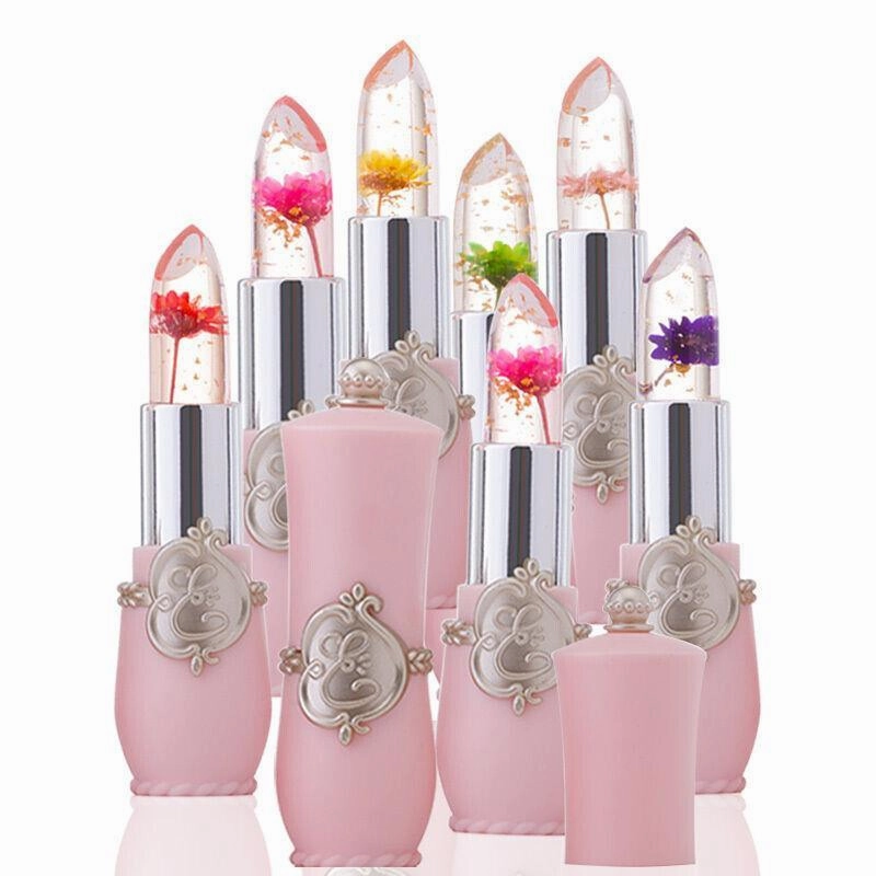 Flower Lipstick Color Jelly Transparent Magic Changing Lip Temperature Change Au