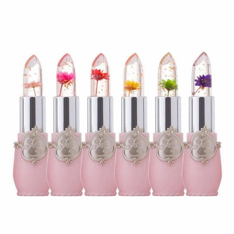 Flower Lipstick Color Jelly Transparent Magic Changing Lip Temperature Change Au