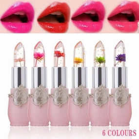 Flower Lipstick Color Jelly Transparent Magic Changing Lip Temperature Change Au