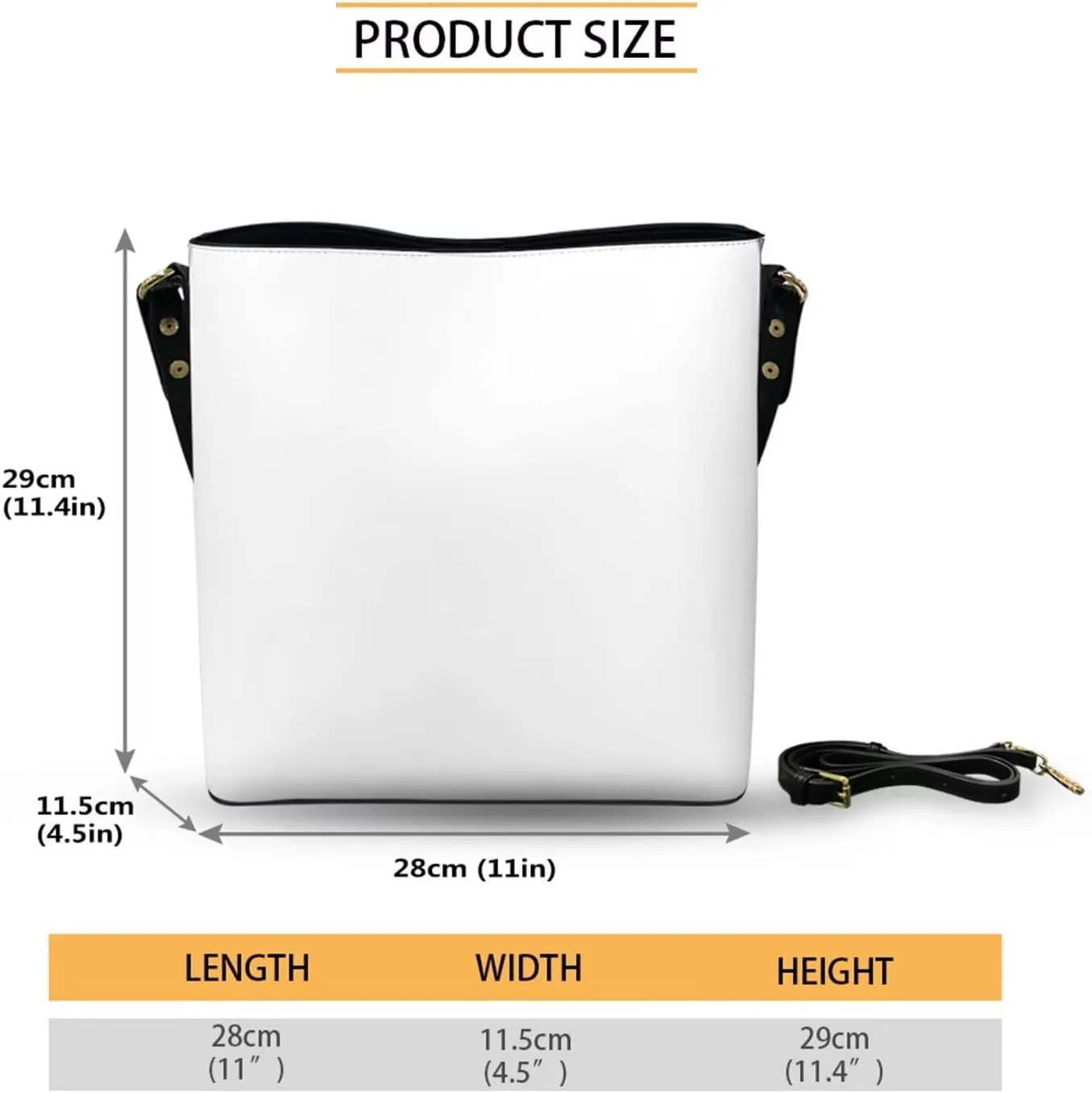 FOR U DESIGNS Shoulder Bag for Women Travel Crossbody Bag with Adjustable Strap PU Leather Bucket Bag Purses
