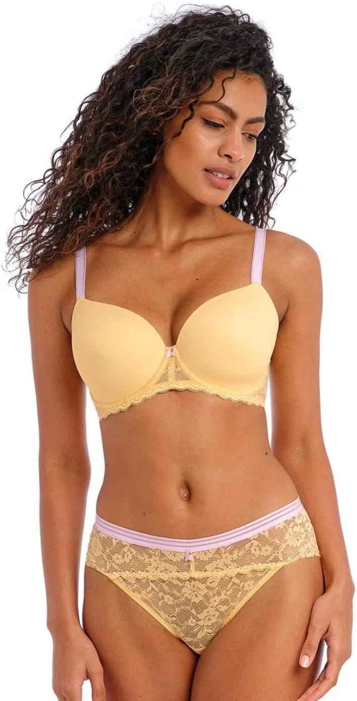 Freya Women's Offbeat Underwire Demi Molded Plunge T-Shirt Bra