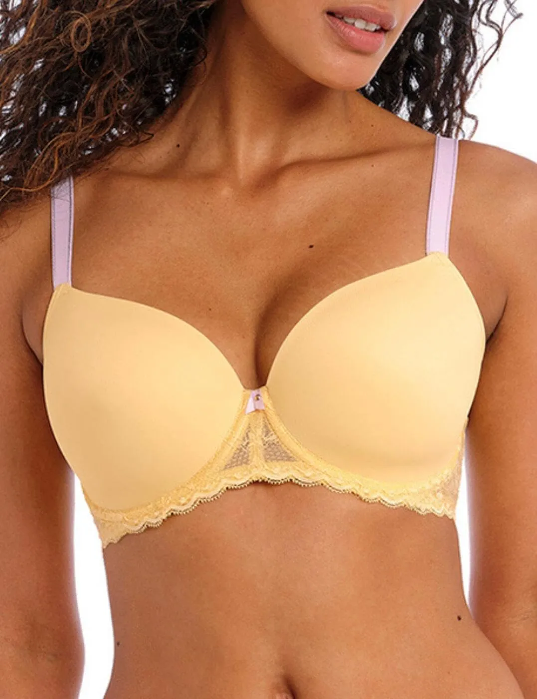 Freya Women's Offbeat Underwire Demi Molded Plunge T-Shirt Bra