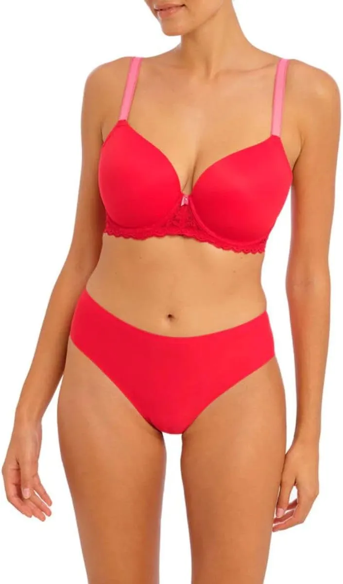 Freya Women's Offbeat Underwire Demi Molded Plunge T-Shirt Bra