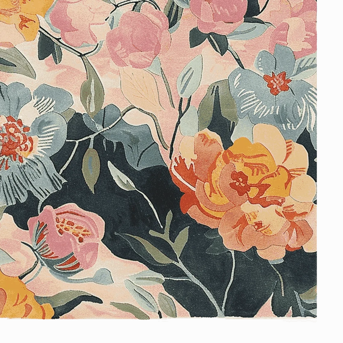 Garden Whimsy Hand Tufted Rug