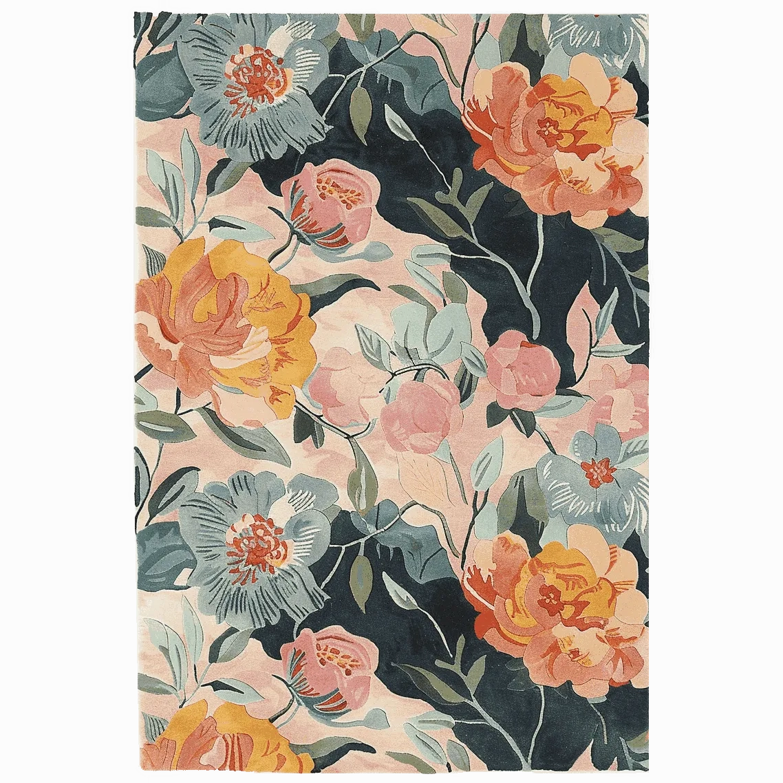 Garden Whimsy Hand Tufted Rug