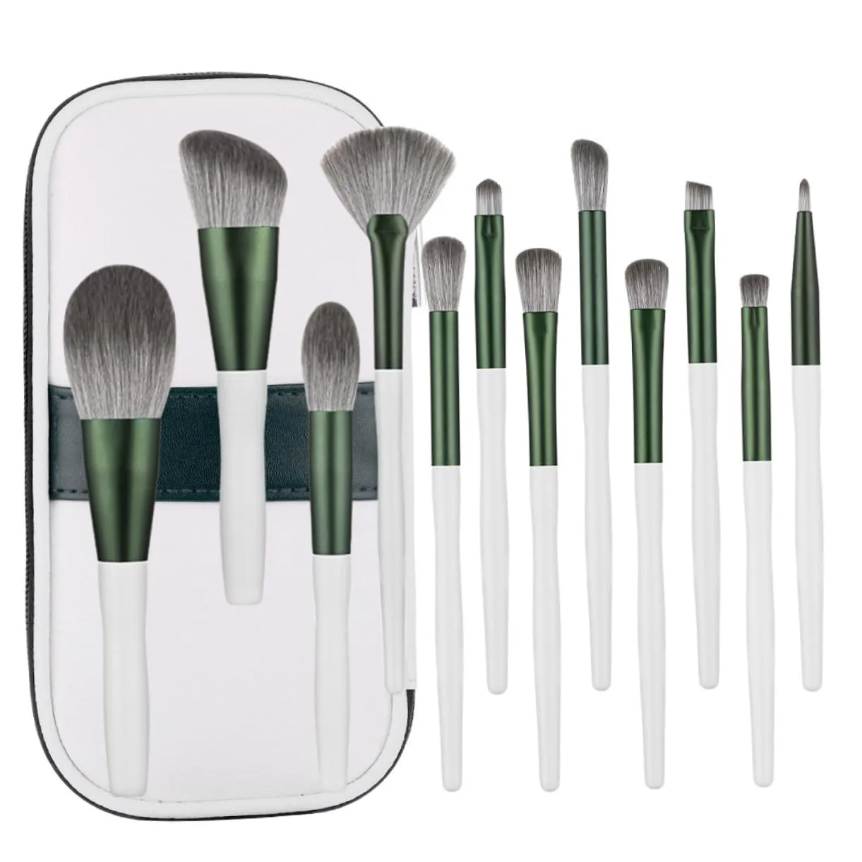 Gatuida Essential Makeup Kit 12pcs Brush Set with Foundation Eye Shadow Blush for Use