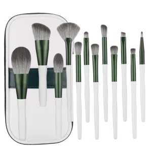 Gatuida Essential Makeup Kit 12pcs Brush Set with Foundation Eye Shadow Blush for Use