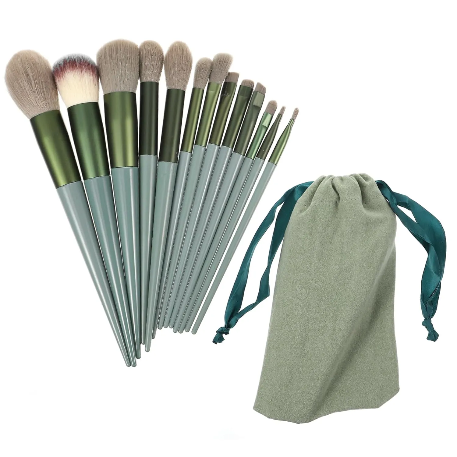Hemoton 13pcs Professional Makeup Brush Women Quick-dry Soft Synthetic Brushes for Face Eye and Lip Application for Teens and Daily Use