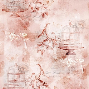 Hoffman Vintage Farmhouse MRD20 59 Coral X