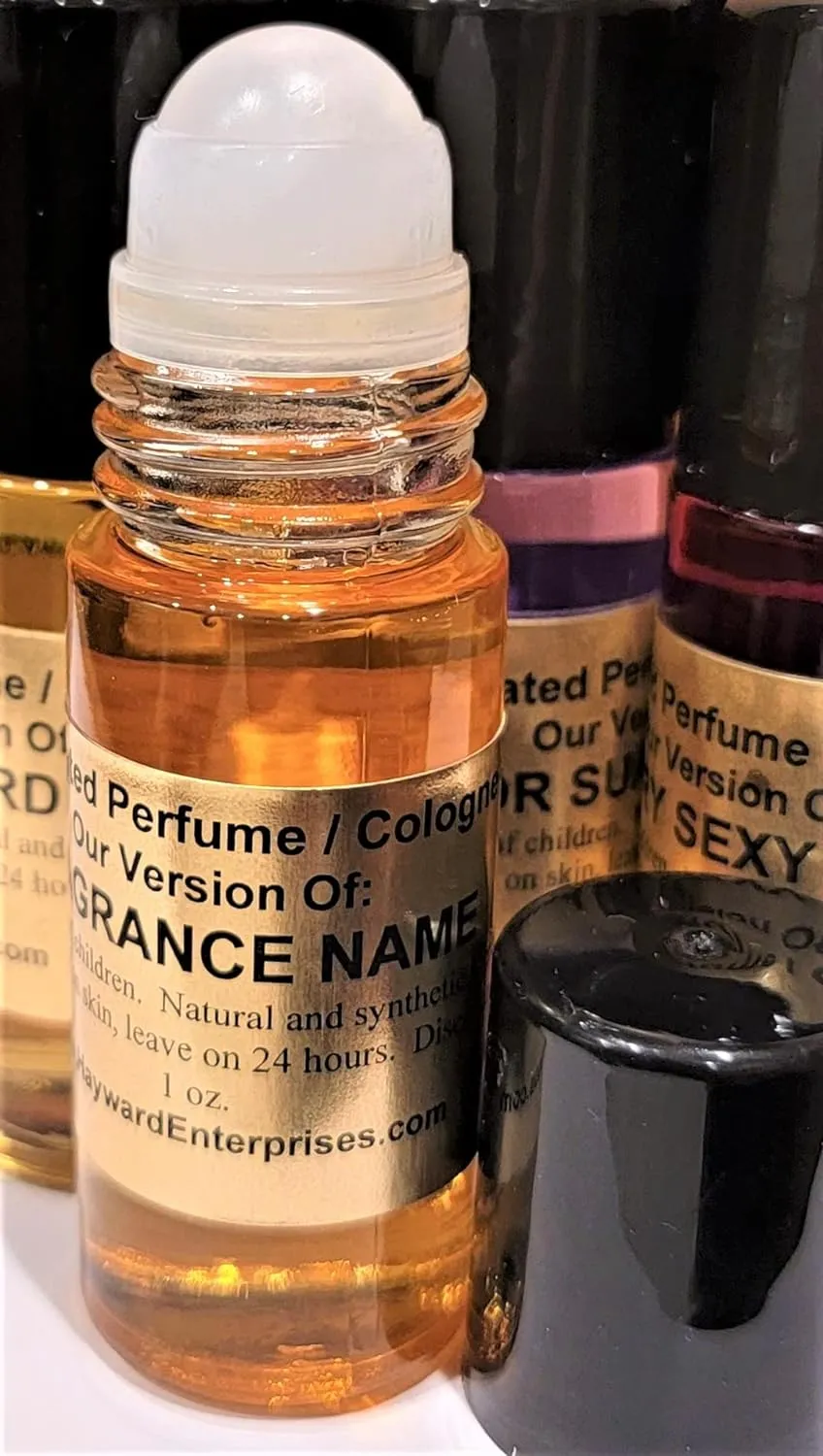 HYWD Enterprises Perfume Oil Comparable to ETERNITY ROSE BLUSH for women, Fragrance Rendition, Eau de Parfum, 1 oz. (30ml) Glass Roll on
