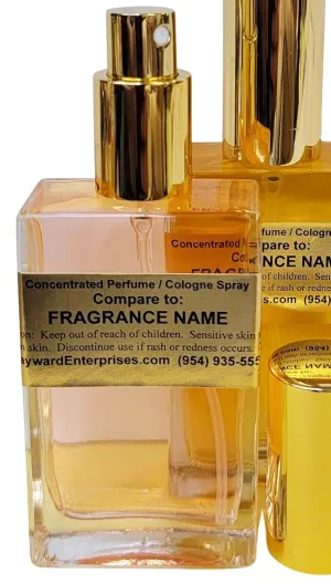 HYWD Enterprises Perfume Spray Comparable to ROSE BLUSH for women, Fragrance Rendition, Fragrance Spray, Eau de Parfum, 2 oz. (60ml) Glass