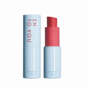 INTO YOU Multi-use Blush Stick Clean Fit and Clean Makeup, 3 in 1 Blendable Color and Cooling Water-like Feeling Blush Stick for Cheeks, Eyes and Lips, Pure Dew Glow(CMS01)