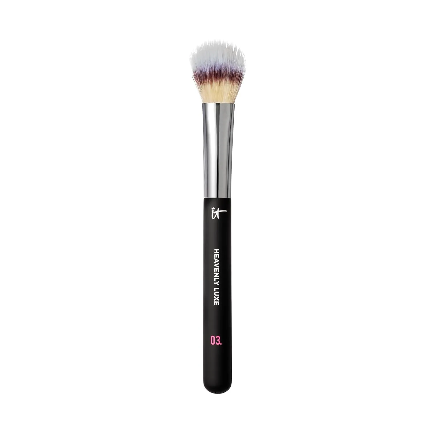 IT Cosmetics Heavenly Luxe Cream Blush Brush #3 - Face Brush for Blush Cream and Bronzer Blush - Soft Bristles - Flawless, Streak-Free Application
