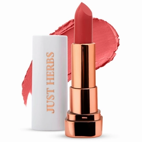 Ju.st Her.bs Matte Lipstick, Hydrating Nourishing and Liquid Waterproof Long Stay Relaxed Matte Bullet Lipsticks for Women 4.2 gm