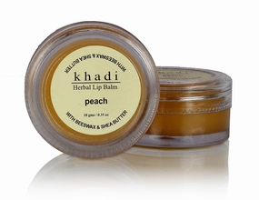 Khadi Natural Peach Lip Balm 10gm