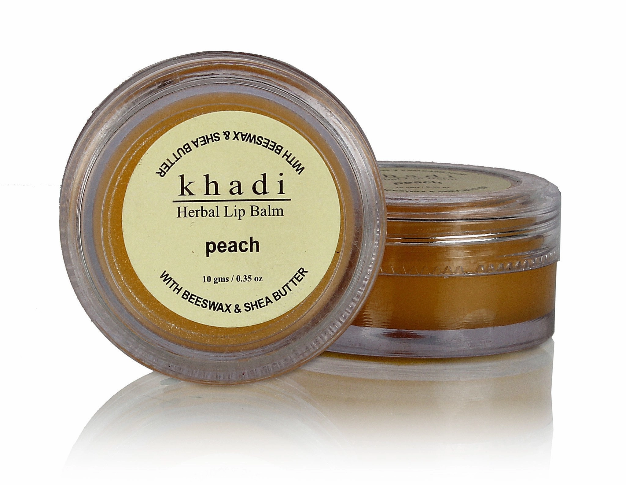 Khadi Natural Peach Lip Balm 10gm