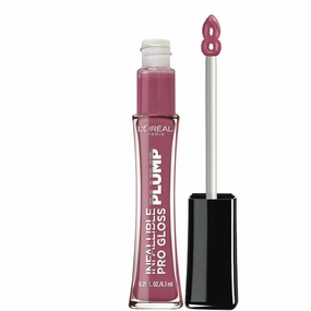 L'Oreal Paris Infallible Pro Gloss Plump Lip Gloss, Moonlit Rose, Plumping Cream