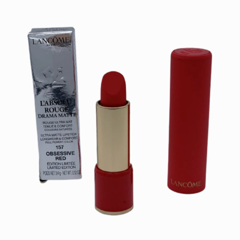 Lancome L'Absolu Rouge Ultra Matte Lipstick - 157 Obsessive red