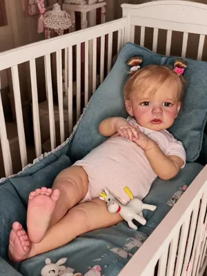 Lifelike Reborn Baby Dolls Girl - 24 Inch Standable Toddler Reborn Doll Realistic Newborn Soft Vinyl Baby Dolls Toy for Kids Age 3 