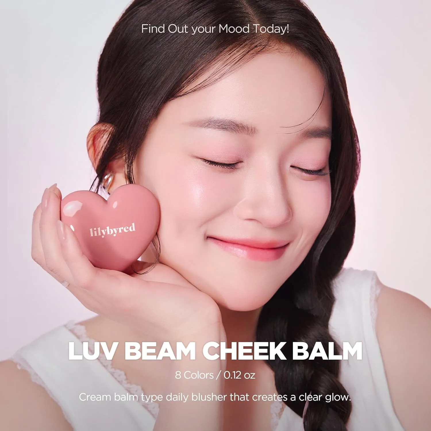 lilybyred LUV BEAM Cheek Balm | Soft Color, Glowy Finish, Creamy Texture | Natural-Looking Flush | Korean Beauty (02 Innocent Pink)