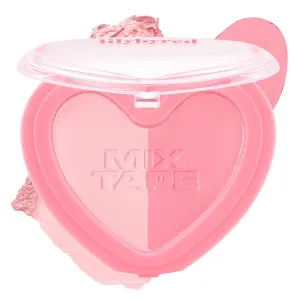 lilybyred Luv Beam Cheek Duo | Heart-Shaped Korean Dual-Tone Powder Blush, Tone-on-Tone Mixable Colors, Soft Glow with Fine Shimmer, Silky Texture, Blendable, All-Day Wearv, 0.14 oz. (02 Joy Beam)