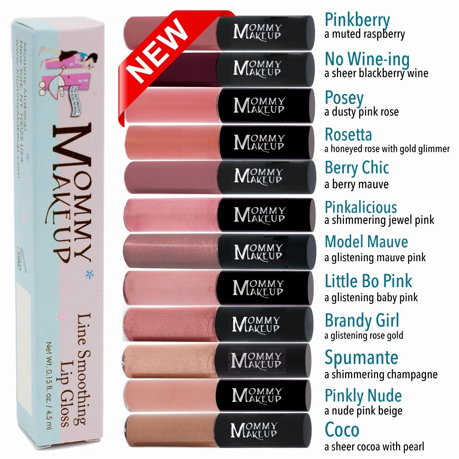 Line Smoothing Lip Gloss | Paraben-free Plumping Gloss - Little Bo Pink