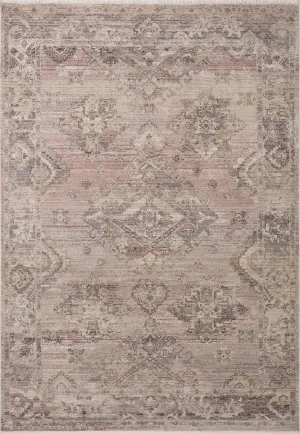 Loloi Lyra Blush/Dove 2'-3" x 3'-10" Accent Rug