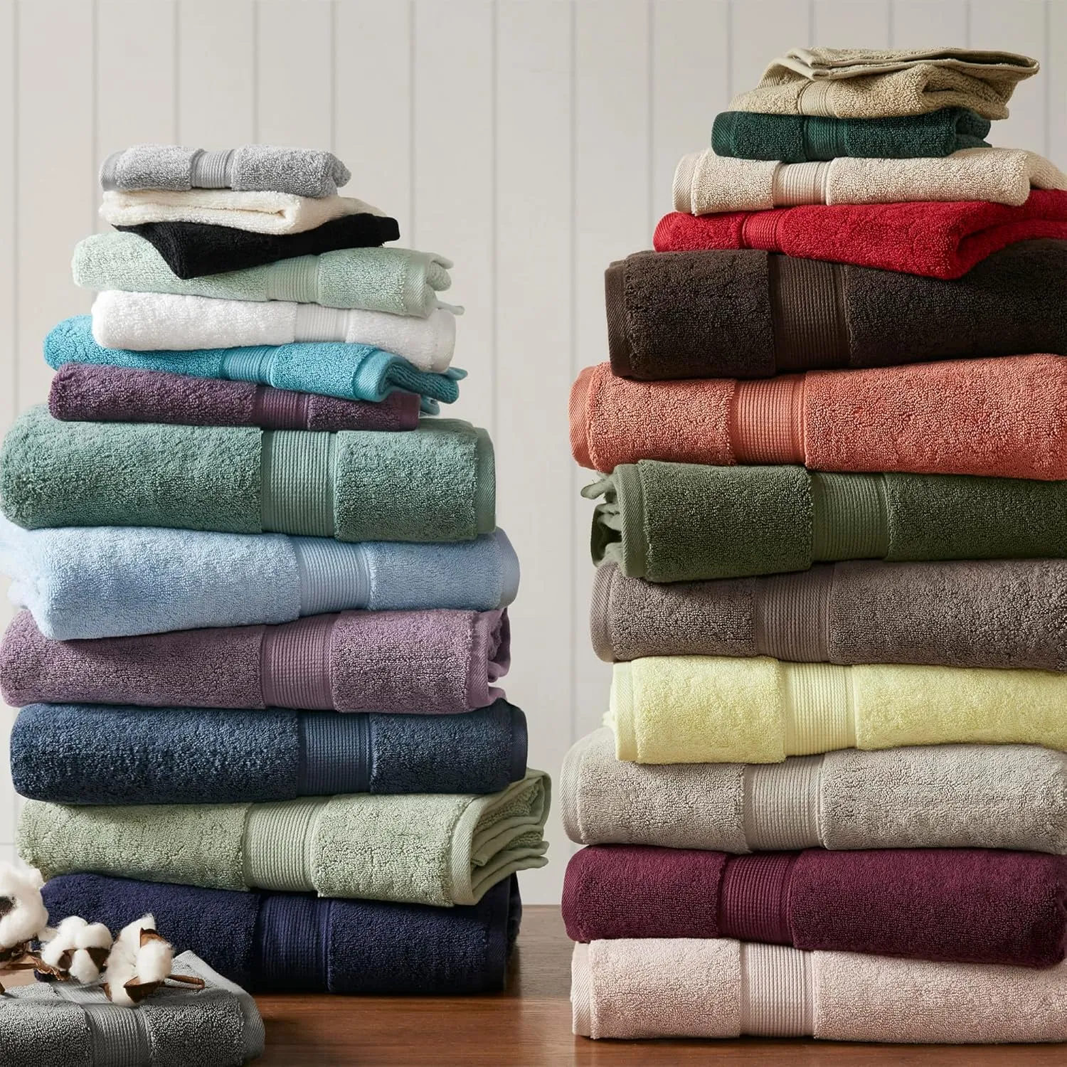 Madison Park 800GSM Bathroom Towel Set of 8 100% Cotton Bath Towel Set for Bathroom Luxurious Highly Absorbent 2 Bath Towels 2 Hand Towels 4 Washcloths Quick Dry Spa Quality Blush
