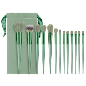 Makeup Brush Full Set Travel Brush High Appearance Level Portable Model Soft Hair Blush Brush(D)