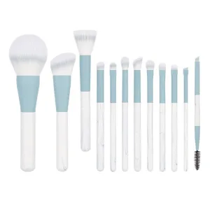 Makeup Brush Set 12 Soft Bristles Spray Paint Brush Blush Brush Makeup Brush Organizer Bag