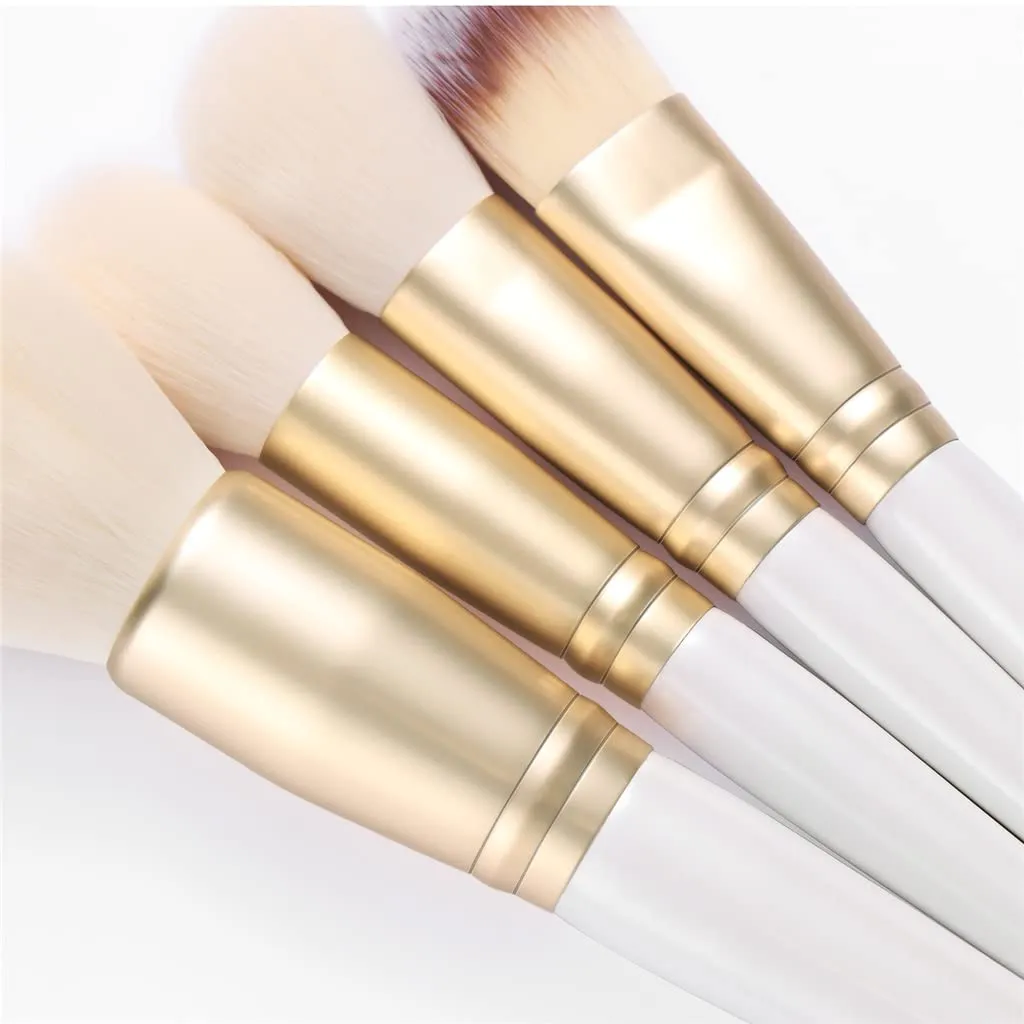Makeup Brushes Set Blush Foundation Eyeshadow Eyeliner Lip Face Powder Makeup Cosmetic Brush Kit 10pcs