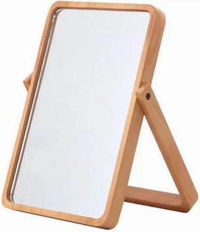 Makeup Mirror Desktop Makeup Mirror Foldable Portable HD Mirror Portable Desktop Foldable Makeup Mirror Bedroom Makeup Mirror Lighted Makeup Mirror