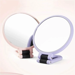Makeup Mirror Vanity Makeup Mirror 4pc Double-sided Mirror Desktop Makeup Mirror;Folding Adjustable Magnifying Mirrors Vertical Cosmetic Mirror Portable Vanity Mirror Cosmetic Mirror ( Size : 15X )