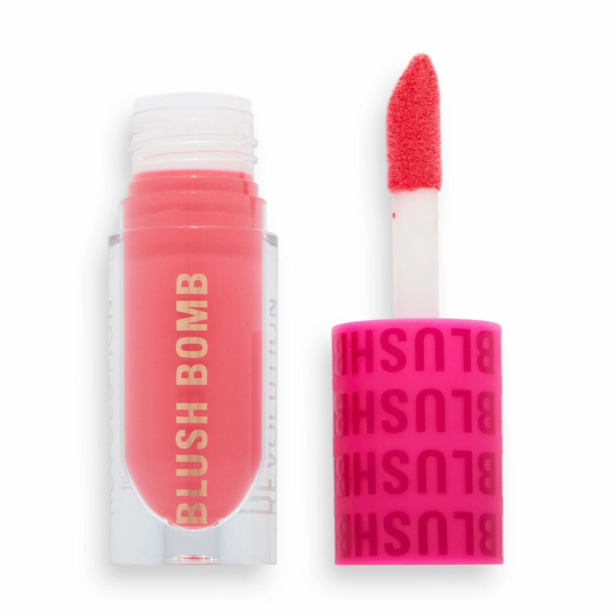 Makeup Revolution Blush Bom Cream Blusher Savage Coral