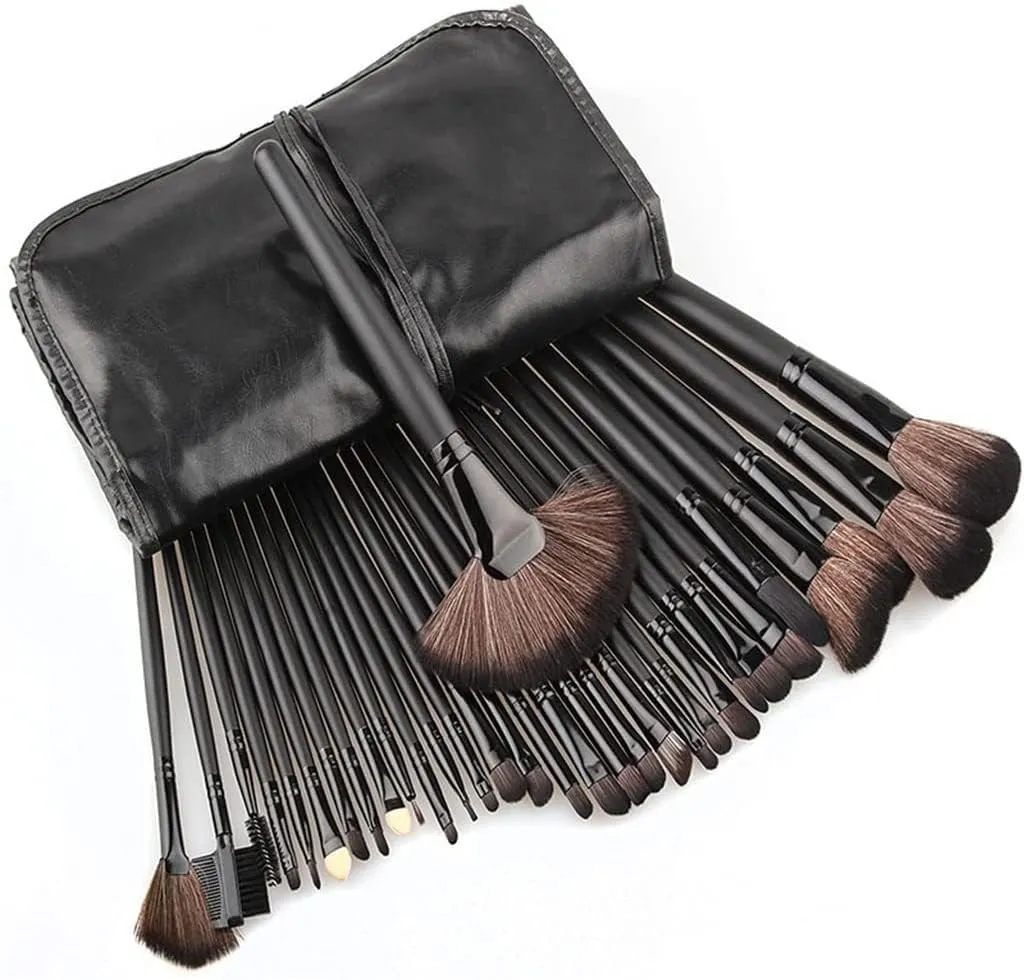 Marycan Makeup Brushes Set 31Pcs Makeup Brush Set Foundation Blending Face Powder Blush Concealers Eye Shadow (Color : Black)(Black)