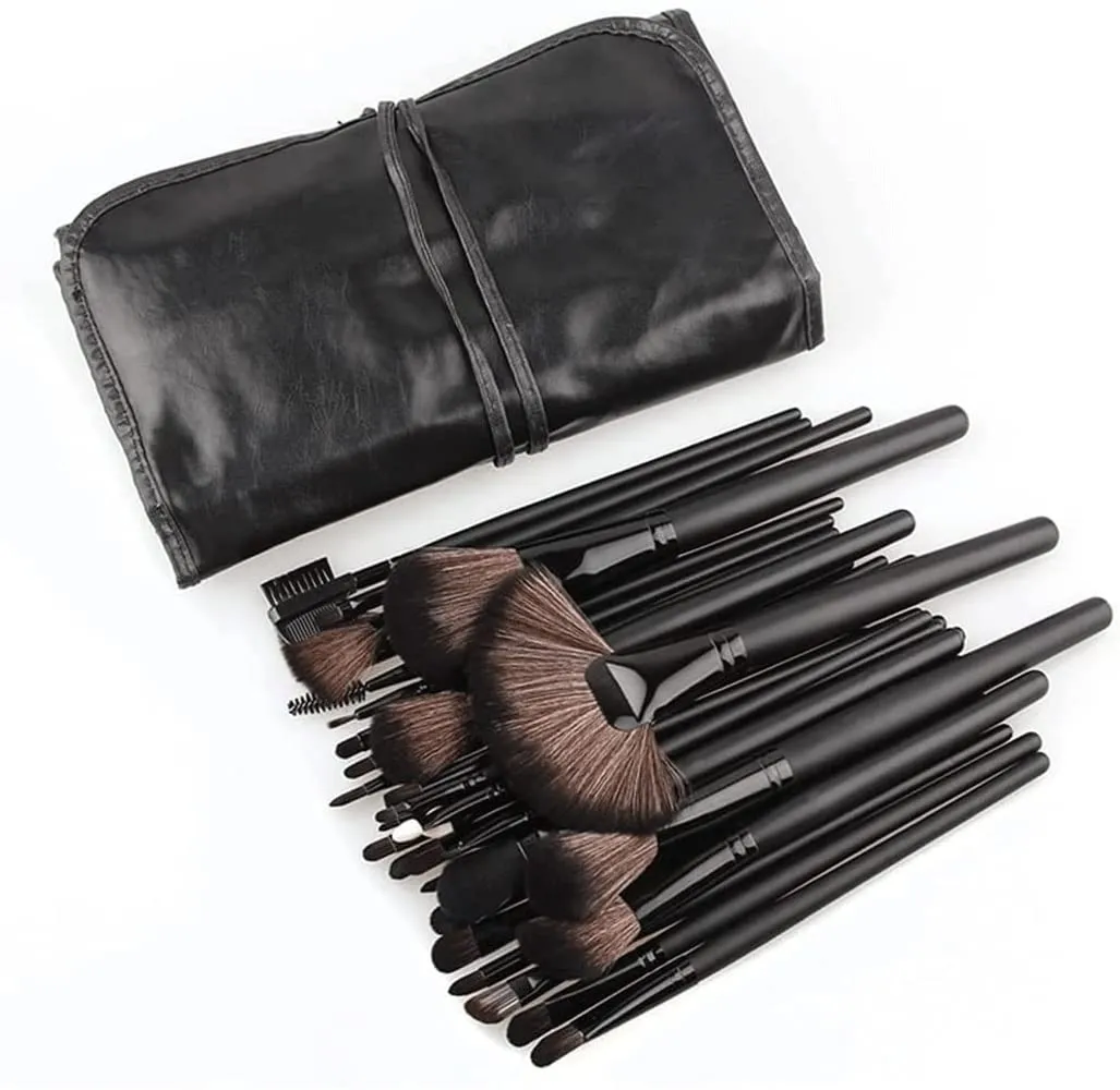 Marycan Makeup Brushes Set 31Pcs Makeup Brush Set Foundation Blending Face Powder Blush Concealers Eye Shadow (Color : Black)(Black)