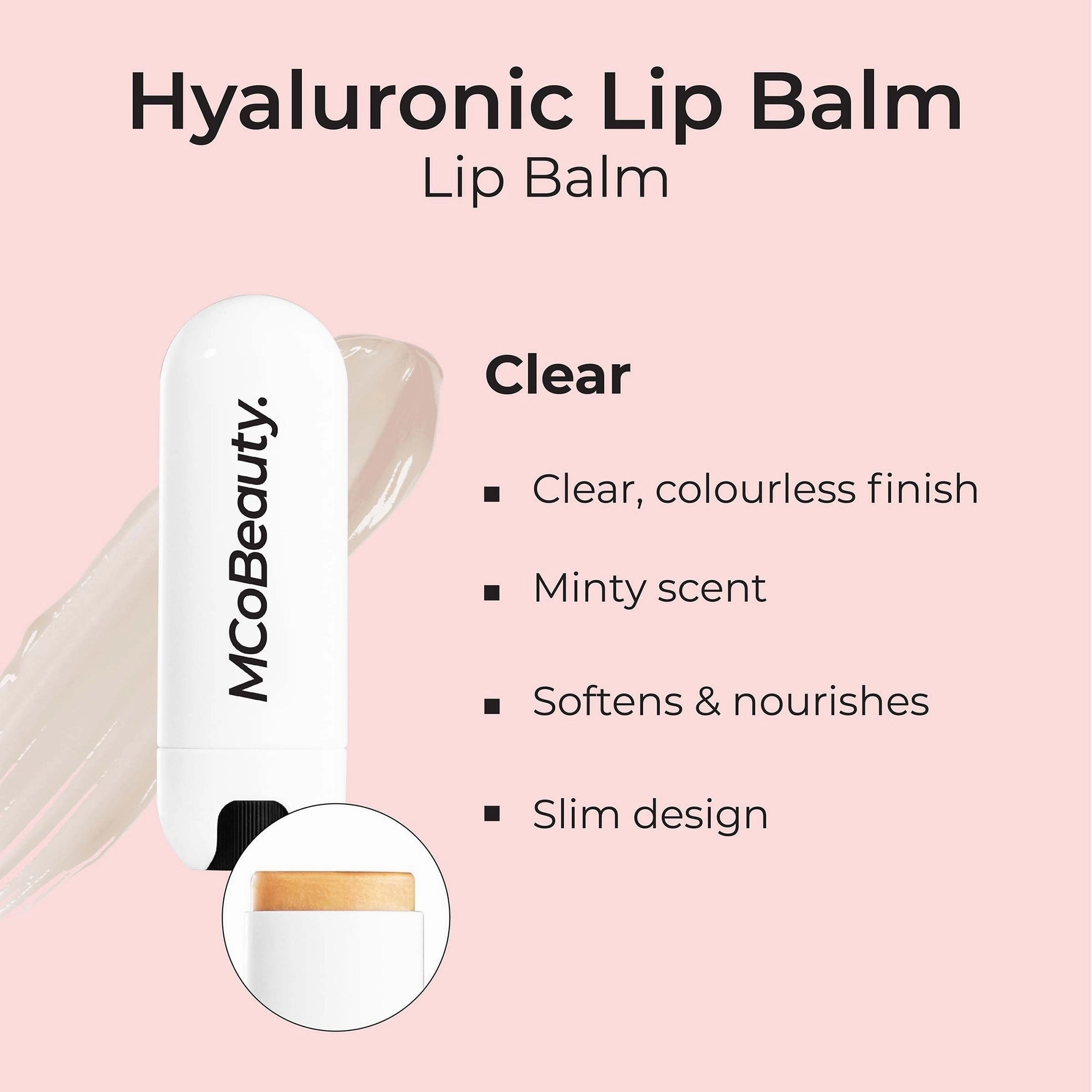 MCoBeauty Hyaluronic Ultra-Treatment Lip Balm 4g - Clear