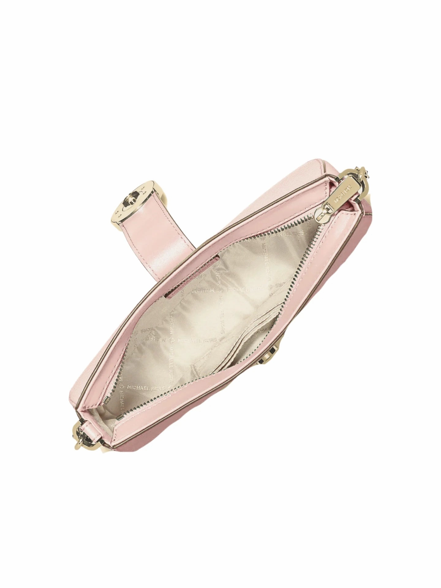 Michael Kors Small Carmen Pouchette Shoulder Bag Powder Blush